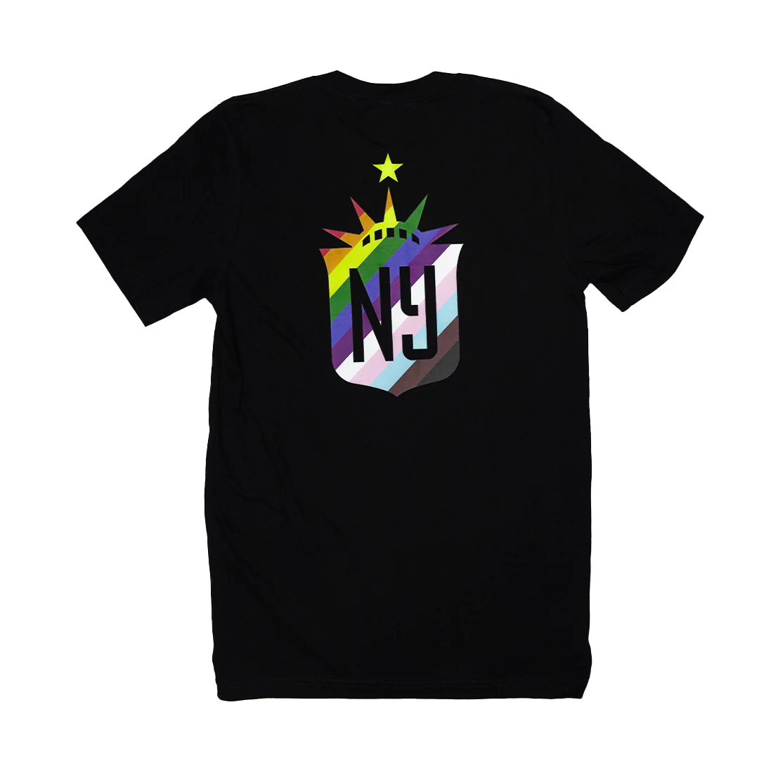 2024 Pride Gotham FC Black Tee - Image 4